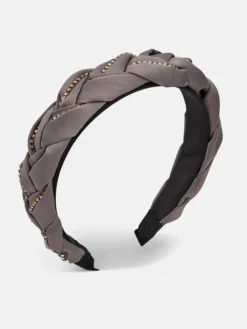 Best Opaska do włosów z pleceniem w warkocz zdobiona cyrkoniami Damskie Akcesoria Do Włosów