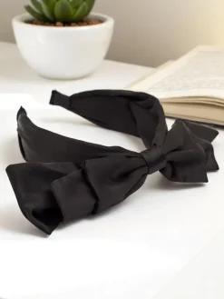 Online Opaska do włosów satynowa z kokardką Celine Damskie Akcesoria Do Włosów