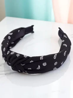 Clearance Opaska do włosów z pleceniem we wzorki Grafity Boom Damskie Akcesoria Do Włosów