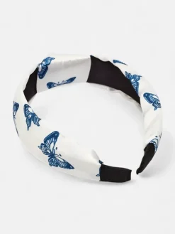 Sale Opaska do włosów w kratkę z motylami Butterfly Weave Damskie Akcesoria Do Włosów