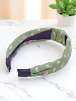 Clearance Opaska do włosów z pleceniem we wzorki Grafity Boom Damskie Akcesoria Do Włosów