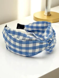 Best Opaska do włosów w kratkę Claras Damskie Akcesoria Do Włosów