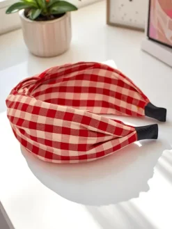 Opaska do włosów w kratkę Claras Damskie Akcesoria Do Włosów
