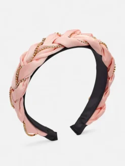 Clearance Opaska do włosów z pleceniem w warkocz zdobiona cyrkoniami Damskie Akcesoria Do Włosów