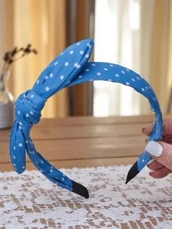 Discount Opaska do włosów z kokardką w kropeczki Lilka Damskie Akcesoria Do Włosów