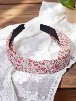 Best Opaska do włosów z kokardką w kwiatuszki Lilia Damskie Akcesoria Do Włosów