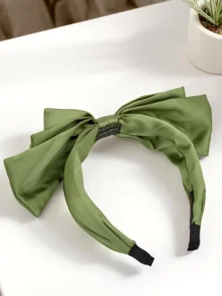 Hot Opaska do włosów satynowa z kokardką Celine Damskie Akcesoria Do Włosów