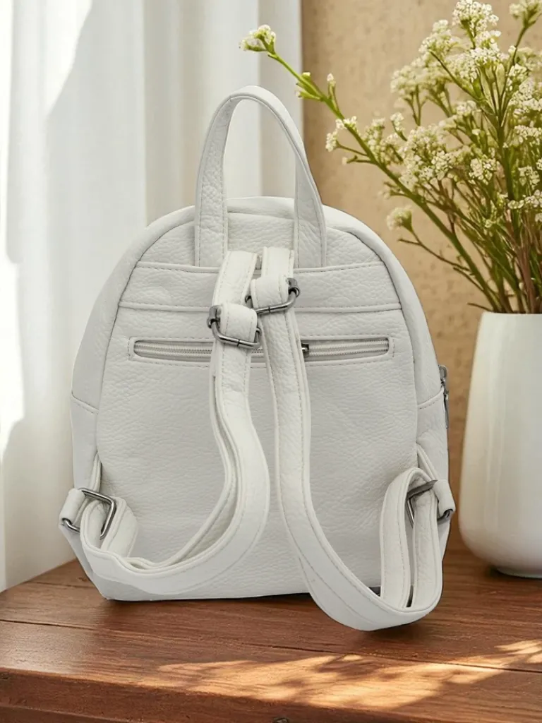 Clearance Plecak damski z eko skory Nia Willow Damskie Plecaki