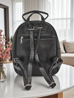 Discount Plecak damski z eko skóry w paski Metallic Stripes Damskie Plecaki