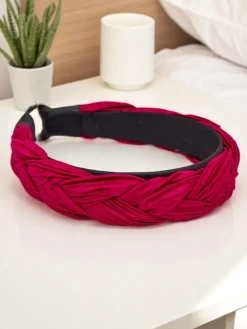 Hot Pleciona opaska do włosów karbowana Nina Damskie Akcesoria Do Włosów