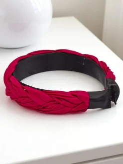 Hot Pleciona opaska do włosów karbowana Nina Damskie Akcesoria Do Włosów