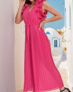 New Plisowany kombinezon damski Kombinezony