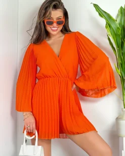 Hot Plisowany kombinezon damski Kombinezony