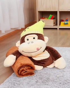 New Pluszowa zabawka z kocykiem Chłopięce|Dziewczęce