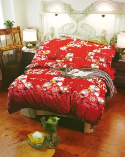 Best Pościel świąteczna 160x200 komplet 3-CZĘŚCI 200 X 220 Cm