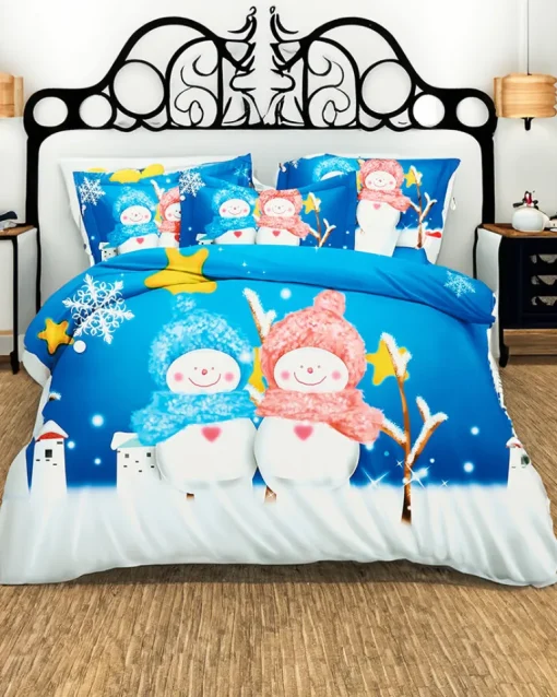 Sale Pościel świąteczna 200x220 komplet 4-CZĘŚCI 200 X 220 Cm