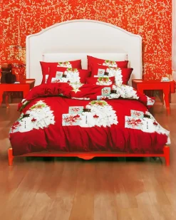 Discount Pościel świąteczna 160x200 komplet 3-CZĘŚCI 200 X 220 Cm