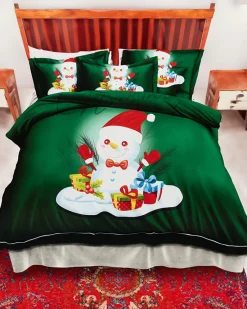 New Pościel świąteczna 160x200 komplet 3-CZĘŚCI 160 X 200 Cm