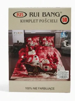 New Pościel świąteczna 160x200 komplet 3-CZĘŚCI 160 X 200 Cm