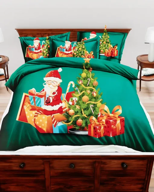 Sale Pościel świąteczna 200x220 komplet 4-CZĘŚCI 200 X 220 Cm