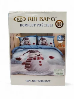 Pościel świąteczna 160x200 komplet 3-CZĘŚCI 160 X 200 Cm