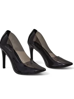 Clearance Przeźroczyste damskie czółenka na szpilce Selqoa Szpilki|Klasyczne