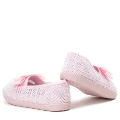 Clearance Różowe dziewczęce tenisówki typu slip on Tabbi Dziewczęce