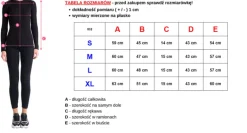 Hot Różowo - czarny 2-częściowy damski komplet Damskie Komplety Damskie
