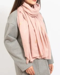 damski cienki szalik z brokatem Damskie Chusty / Apaszki / Szaliki