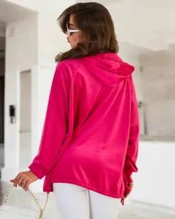 Discount Rozpinana bluza z kapturem damska Bluzy