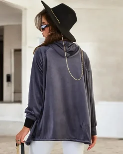Rozpinana bluza z kapturem damska Bluzy