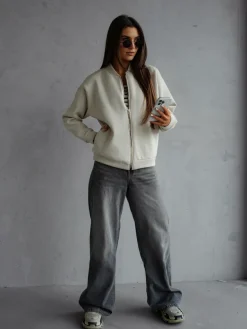 Discount Rozpinana bluza typu bomberka Bluzy