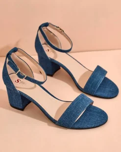 Best Sandały damskie na słupku Solefos Buty Na Wielkie Wyjście|Sandały Na Słupku