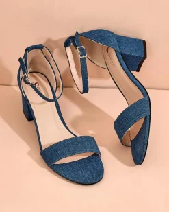 Best Sandały damskie na słupku Solefos Buty Na Wielkie Wyjście|Sandały Na Słupku