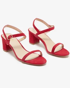 Sandały damskie na słupku w kolorze m Usopi Buty Na Wielkie Wyjście|Sandały Na Słupku