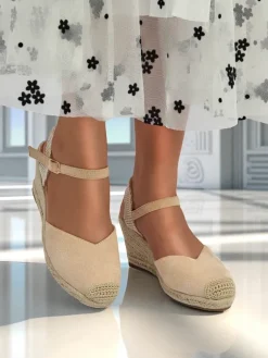 Best Sandały damskie na koturnie Solara Espadryle Espadryle Na Koturnie|Sandały Na Koturnie