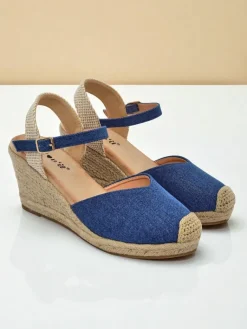New Sandały damskie na koturnie Solara Espadryle Sandały Na Koturnie|Espadryle Na Koturnie