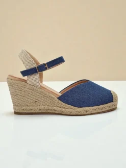 New Sandały damskie na koturnie Solara Espadryle Sandały Na Koturnie|Espadryle Na Koturnie