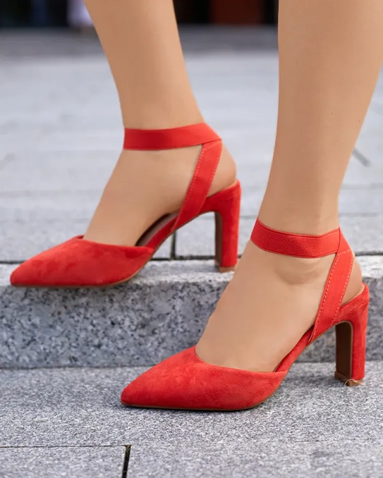 Sale Sandały damskie na słupku w kolorze m Brossi Buty Na Wielkie Wyjście|Klasyczne