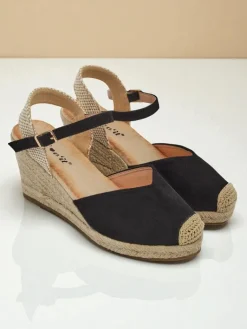 Discount Sandały damskie na koturnie Solara Espadryle Espadryle Na Koturnie|Sandały Na Koturnie