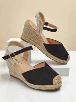 Discount Sandały damskie na koturnie Solara Espadryle Espadryle Na Koturnie|Sandały Na Koturnie