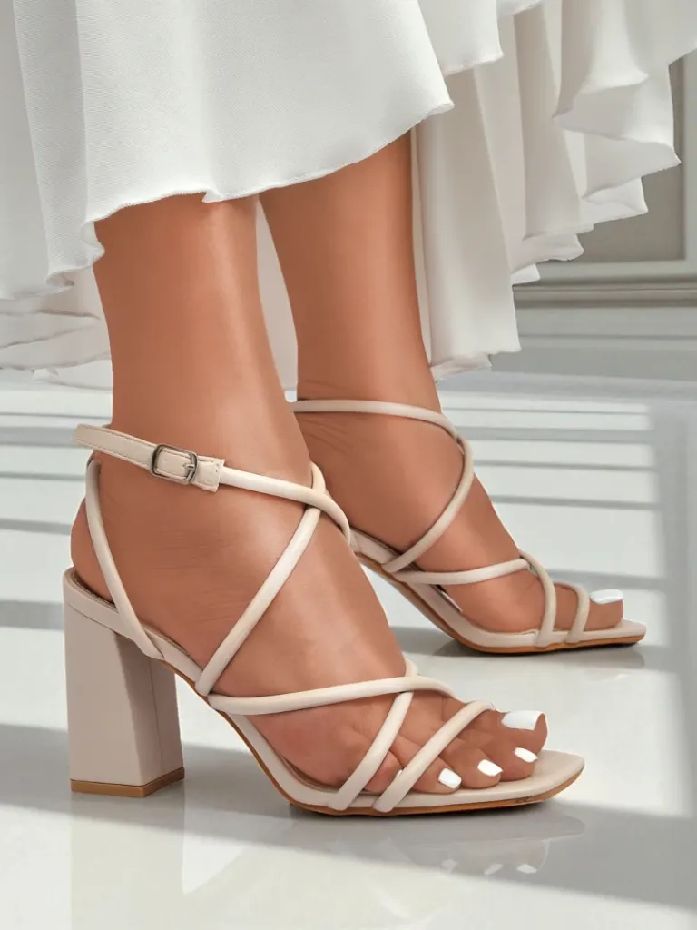 New Sandały damskie na słupku Elysia Buty Na Wielkie Wyjście|Sandały Na Słupku