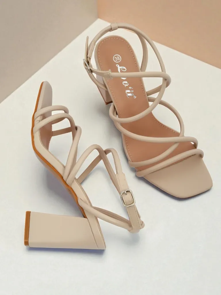 New Sandały damskie na słupku Elysia Buty Na Wielkie Wyjście|Sandały Na Słupku