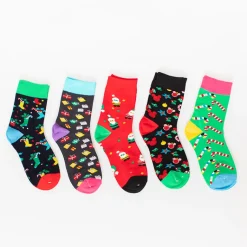 Sale Skarpetki damskie świąteczne 5/pak Skarpetki