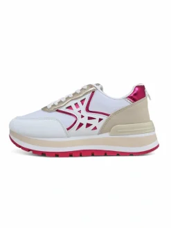 Sale Sneakersy damskie z brokatem Senues Damskie Sneakersy