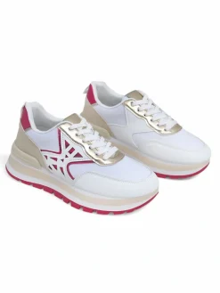 Sale Sneakersy damskie z brokatem Senues Damskie Sneakersy