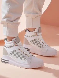 Sale Sneakersy damskie na koturnie Erron Damskie Sneakersy