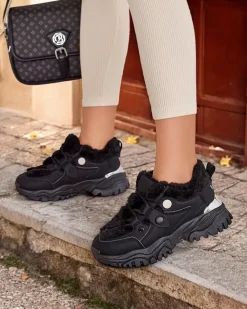 Best Sneakersy damskie z ociepleniem Poriomo Damskie Ocieplane|Sneakersy