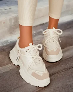 Sneakersy damskie na platformie Bereya Damskie Sneakersy