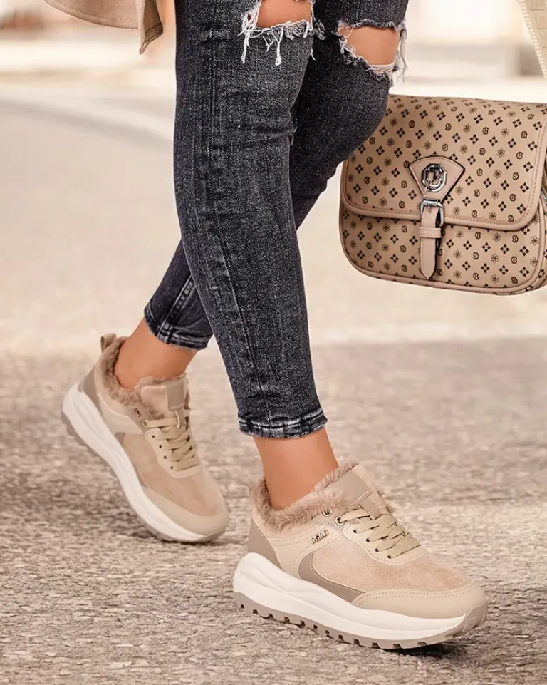Discount Sneakersy damskie z ociepleniem Ruffi Damskie Ocieplane|Sneakersy
